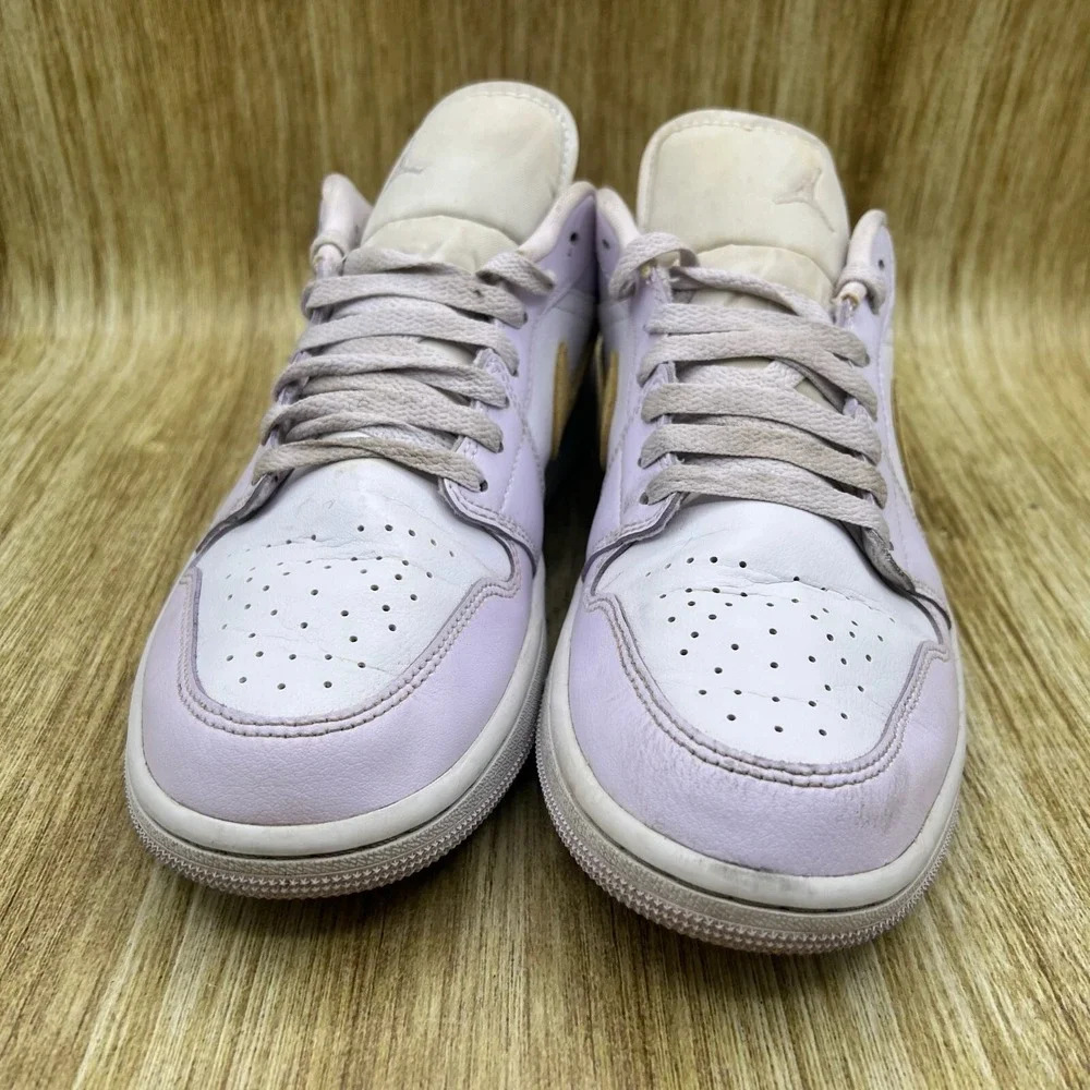 Men's Size 9 Women's 10.5 - Nike Air Jordan 1 Low Barely Grape‎ Shoes DC0774-501